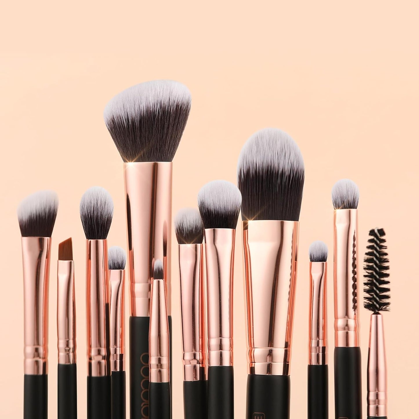 Makeup Brushes 6Pieces Double Sided Makeup Brushes Set Professional Foundation Eyeshadow Travel Make up Brushes Kits | Double Ended Eyeshadow Brush Set - Professional Synthetic Travel Makeup Brushes for Blending, Shading, and Smoky Eye